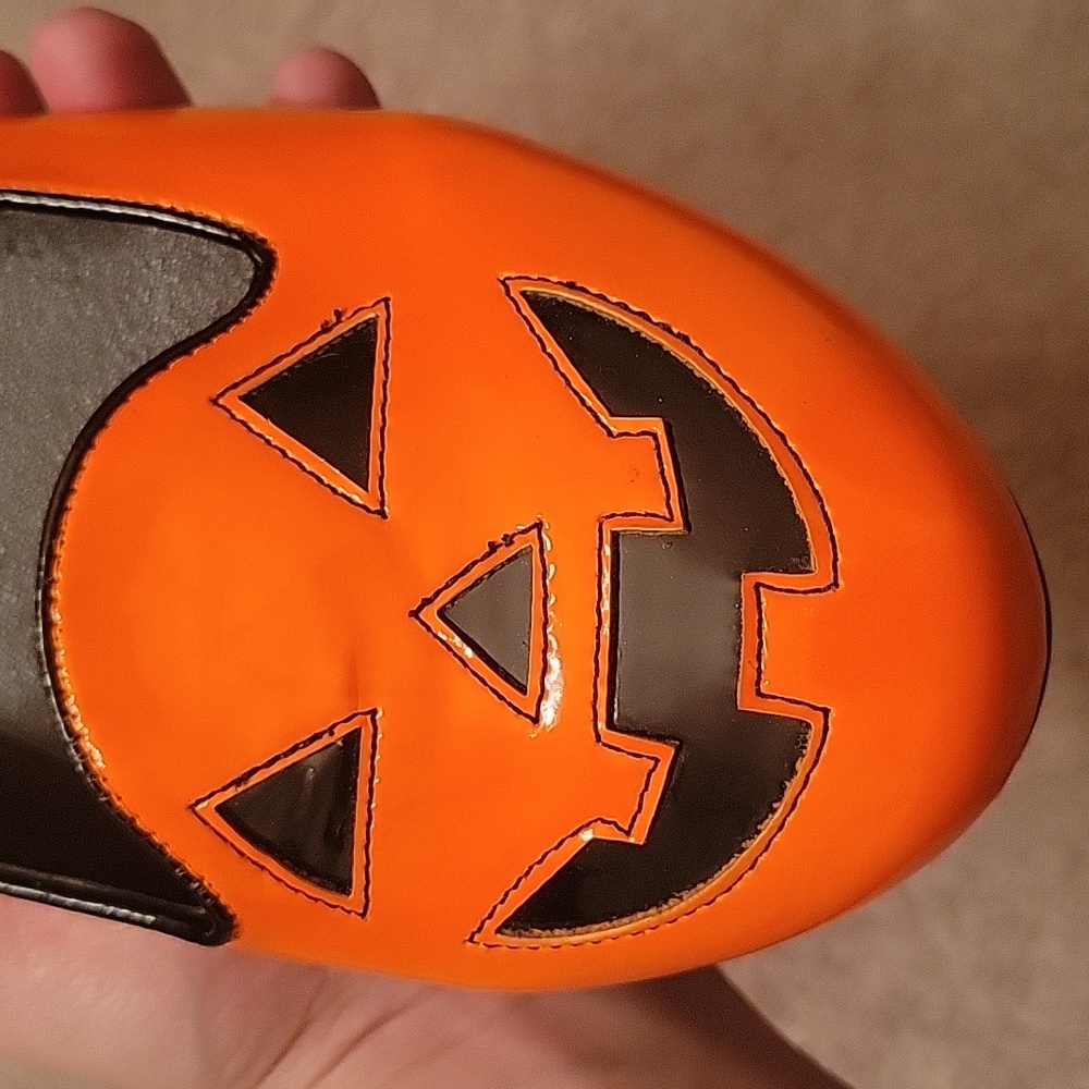Strangecult Halloween Edition Patent Pumpkin Flats - Picture 2 of 7
